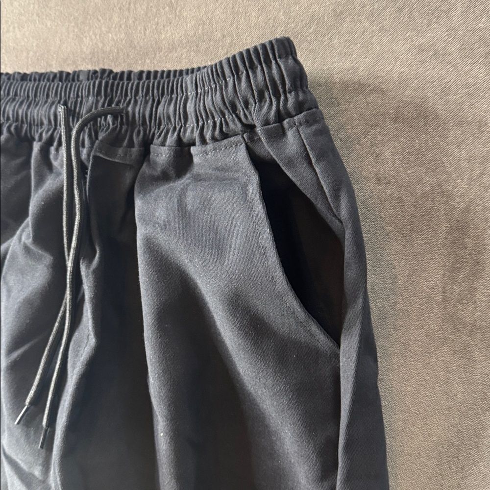 Teen Boys Black Streetwear Drawstring Cargo Utility Pants Size XS/XXS NWOT - Picture 10 of 12